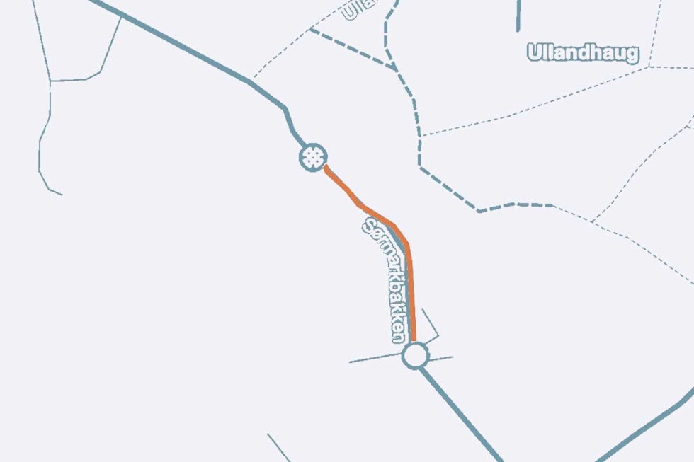 Short and sweet, med over 9000 forsøk på Strava. grisabakken-kart