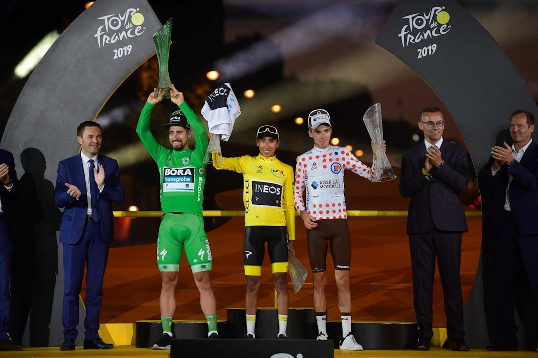 YNGSTE VINNER: Egan Bernal vinner Tour de France 2019, 22 år gammel. Foto: Cor Vos.