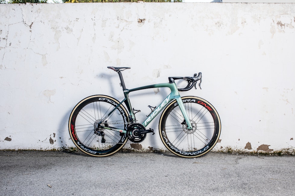DEGENKOLBS: Tyskeren har kanskje det mest spenstige designet, på sin Noah Fast. FOTO: Face Peeters Noah Fast Disc John Degenkolb - Copyright FacePeeters_1