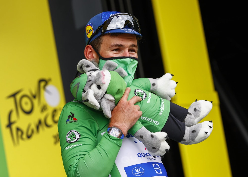 TILBAKE I GRØNT: Dette århundrets største spurter kan igjen ikle seg Tour de Frances grønne spurttrøye. Foto: Cor Vos mark cavendish, tour de france(1)