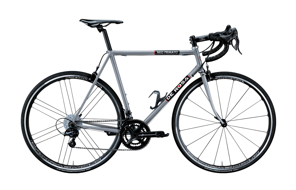 KLASSISK: De Rosa Neo Primato har klassiske linjer, produsert i Italia. NEO_PRIMATO_GREY_969X623