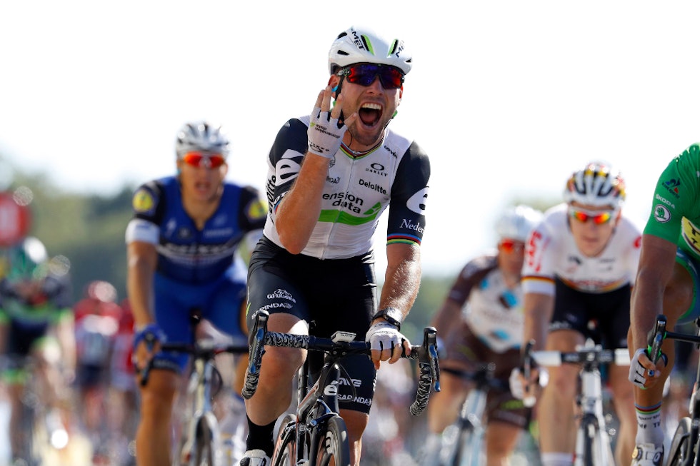 FEM ÅR SIDEN: I 2016 vant Cavendish fire etapper, men har slitt siden den gang. Kan han vinne fem år etter forrige Tour-triumf? Foto: Cor Vos mark cavendish, tour de france