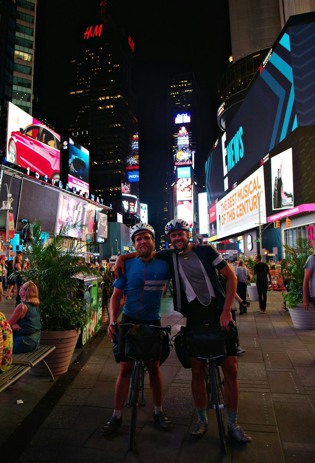 Endelig fremme i NYC og Times Square Endelig fremme i NYC og Times Square