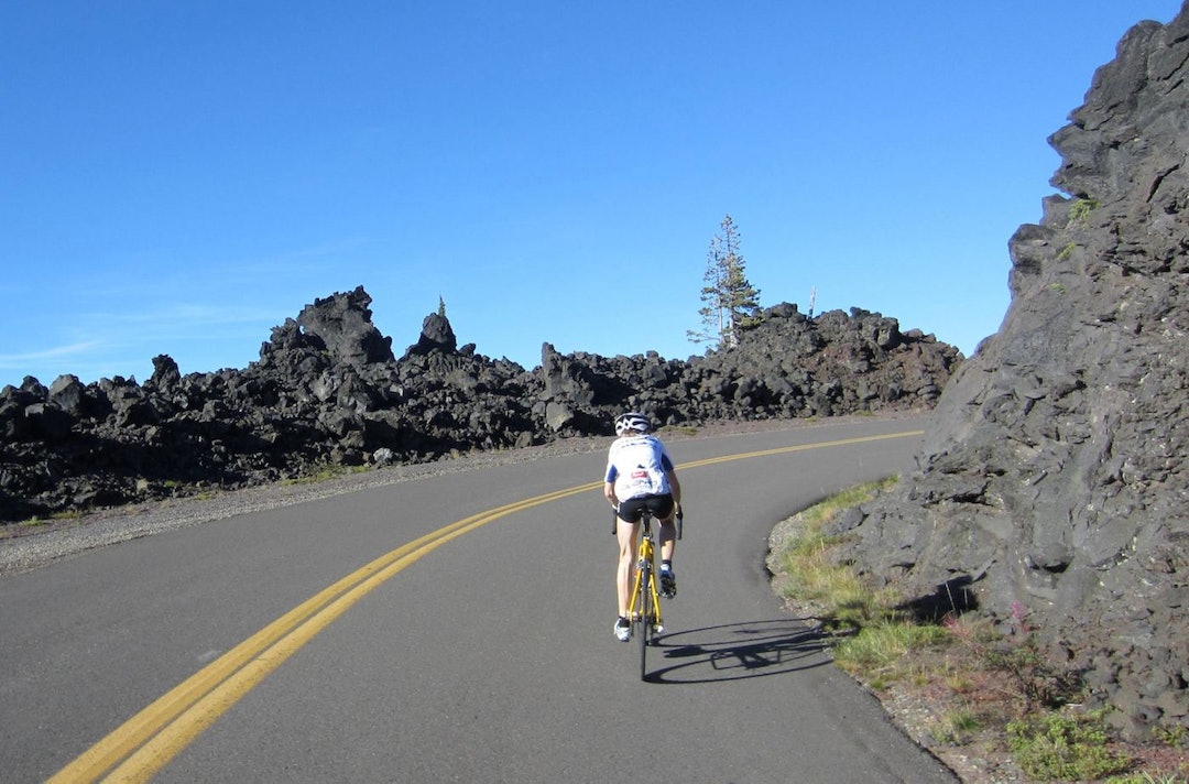 LAVA på alle kanter på vei opp til John Dee Observatory. Foto: Kent Murdoch Lava desert Inge edit