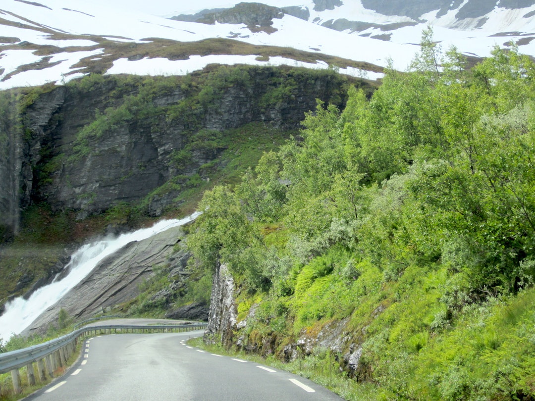Nedkjøring fra Vikafjellet. Foto: Ingeborg Scheve Vikafjell Descent Inge 1400x1050
