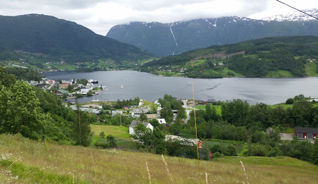 Målgang i Ulvik. Foto: Kent Murdoch Ulvik Kent 1400x924