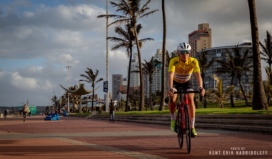EVENTYR: Gran Fondo World Tour har mange spennende destinasjoner, og i fjor avsluttet jeg sesongen i Durban, Sør-Afrika. (Foto: Kent Erik Harridsleff). EVENTYR: Gran Fondo World Tour har mange spennende destinasjoner, og i fjor avsluttet jeg sesongen i Durban, Sør-Afrika. (Foto: Kent Erik Harridsleff).