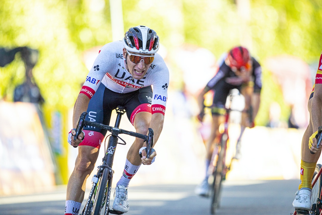 KAN DET GÅ? Sven Erik Bystrøm i spurten. nm fellesstart 2020