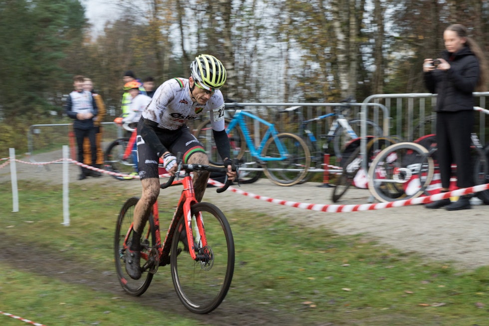 FOKUS: Marcus Chard i full konsentrasjon. Foto: Bengt Ove Sannes Norgescup kross 2019 Sandnes