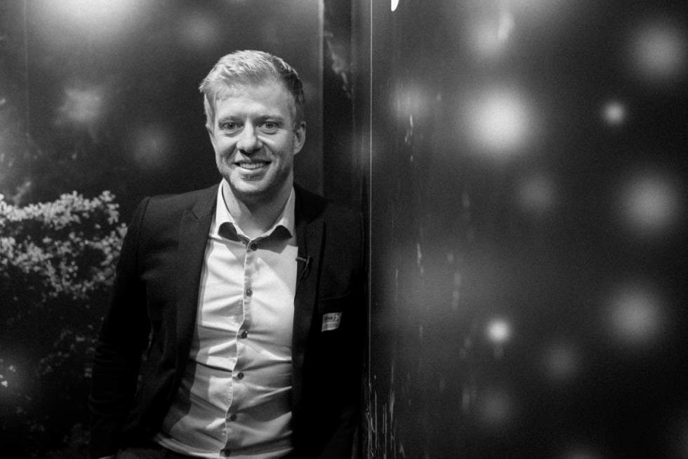 GRUNN TIL Å SMILE: Jens Haugland tar nå Uno-X videre mot enda større utfordringer. Foto: Henrik Alpers. jens-haugland