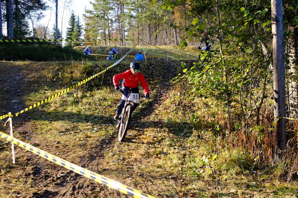 FOKUSERT: Dypt konsentrert om løypa. Foto: Benjamin Werner Trønderkross 2019 i bilder Foto: Benjamin Werner