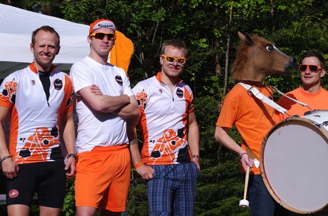 TEAM KJEKKAS har et unikt støtteapparat. Foto: Privat Team Kjekkas support - Foto Team Kjekkas 1400x924