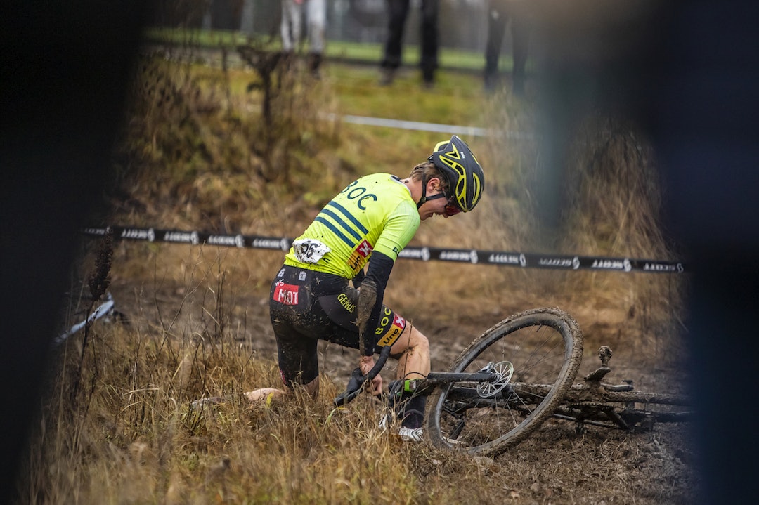 Flere var nedpå en tur i løpet av rittet. Foto: Pål Westgaard Flere var nedpå en tur i løpet av rittet. Foto: Pål Westgaard