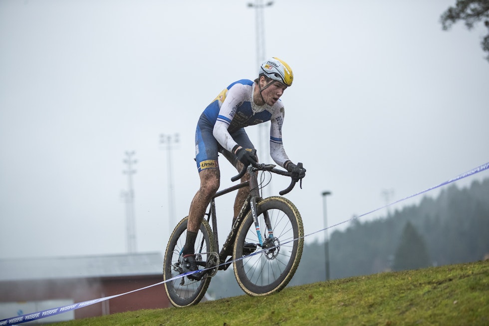 UTFORDRER: Søren Wærenskjold vant juniorklassen i NM 2017 og Norgescupfinalen i Svelvik sist helg. Foto: Pål Westgaard SØren Wærenskjold - NC6 Skien 2018 - Pål Westgaard 1400x933