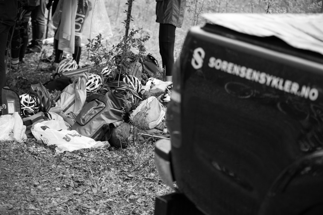FRA OSLO: Etter at de hadde syklet i nesten samlet flokk fra Oslo. (foto: Snorre Veggan) tourofnorway-5470a