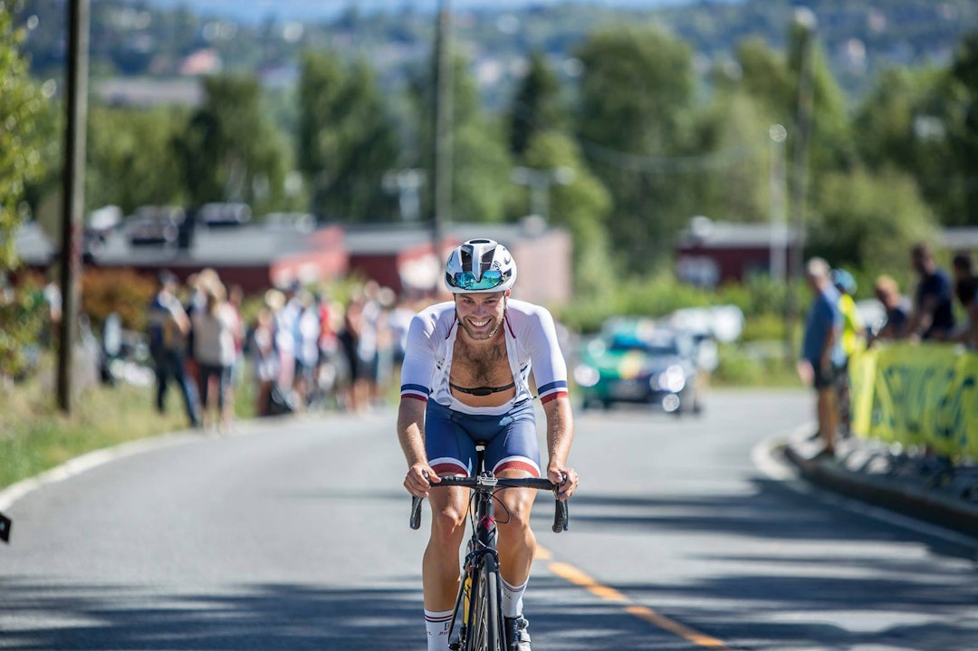 GLADGUTT: Intet resultat i Ronde van Vestkant, et ritt der de beste amatørene må kjempe mot flere norgescupryttere. Foto: Pål Westgaard.