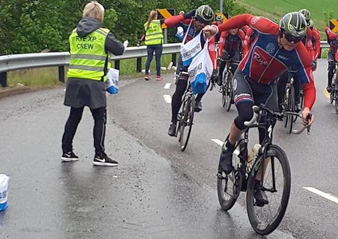 FEILVURDERING: Slyngelanging var ikke tingen på vått underlag. Foto: Privat Slynger 1400x