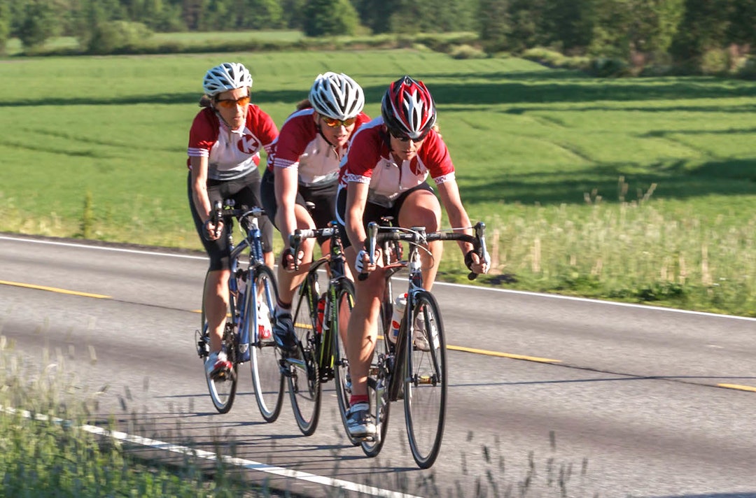 KJAPPE II: Kongsberg-jentene somlet ikke da de kjørte Re-tempon i 2014. Foto: Svein Omdahl RE-Tempoen 2014 Kongsberg damer - Svein Omdahl 1400x924