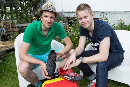 FOTTØY: Dette kunne vært kong Eddys sko. Men hvor god var han egentlig? Foto: Christian Nerdrum.  FOTTØY: Dette kunne vært kong Eddys sko. Men hvor god var han egentlig? Foto: Christian Nerdrum.