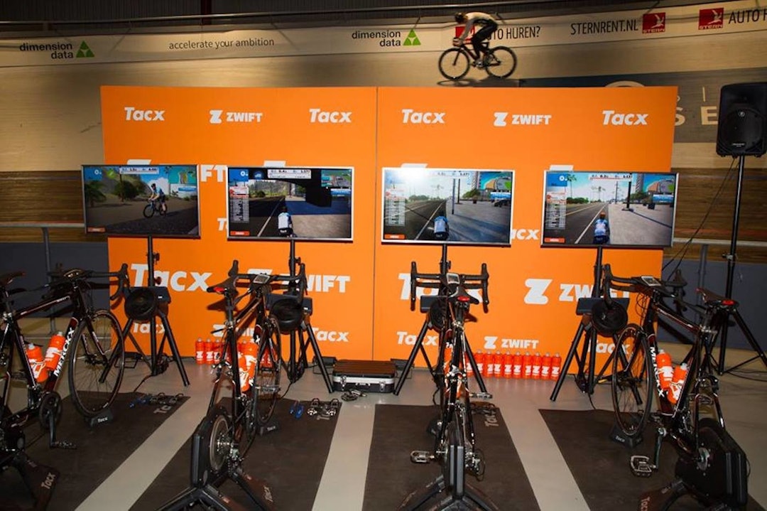 ZWIFT-PLATTFORM: E-sykling som UCI-gren skal utvikles i samarbeid med Zwift. Foto: Zwift