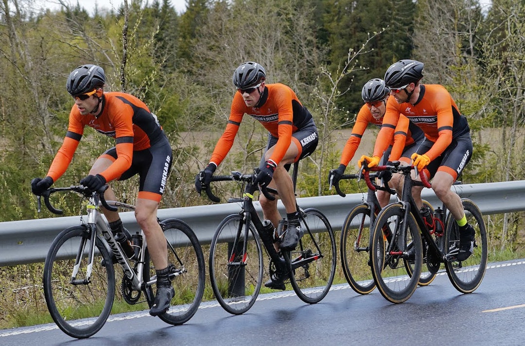 TEAM KJEKKAS ble nummer tre på Ceresrittet i alt annet enn ideelle forhold. Foto: Ola Morken Team Kjekkas at Ceres Lagtempo 2015 - Foto Ola Morken 1400x924
