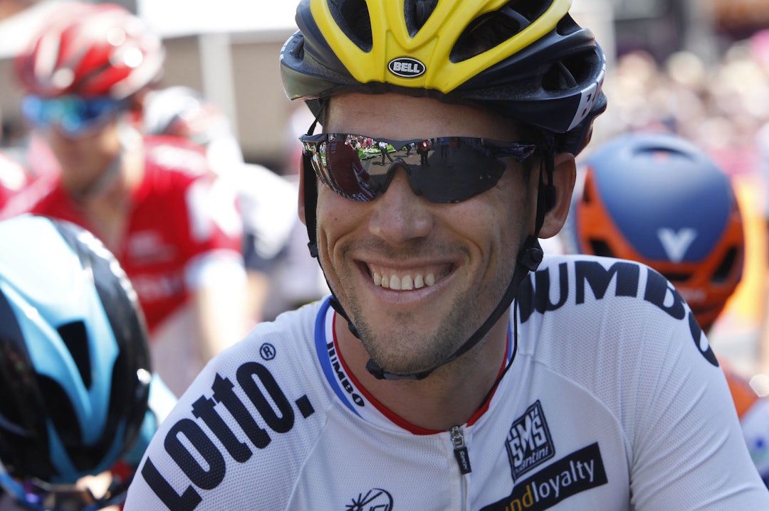 Maarten Tjallingii i årets Giro d’Italia. Foto: CorVos Marteen Tjallingii - Giro d Italia 2016 - CorVos 1400x933