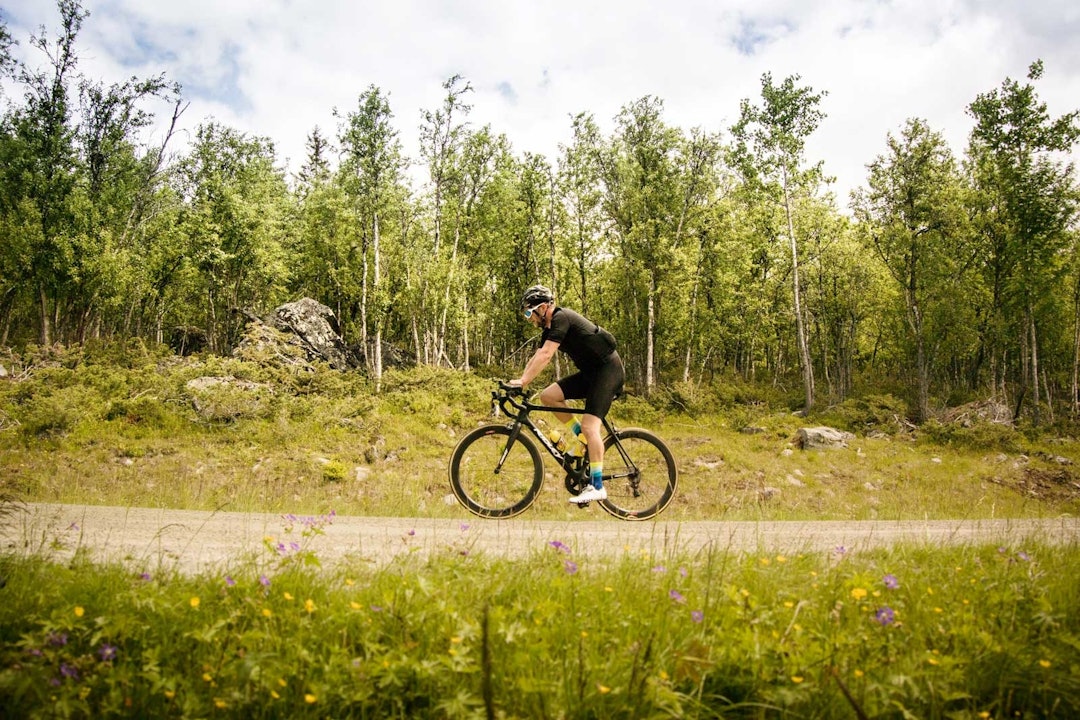 PARALLELLSLALOM: Siste del av turen følger veien tett i tett på Bergensbanen. PARALLELLSLALOM: Siste del av turen følger veien tett i tett på Bergensbanen.
