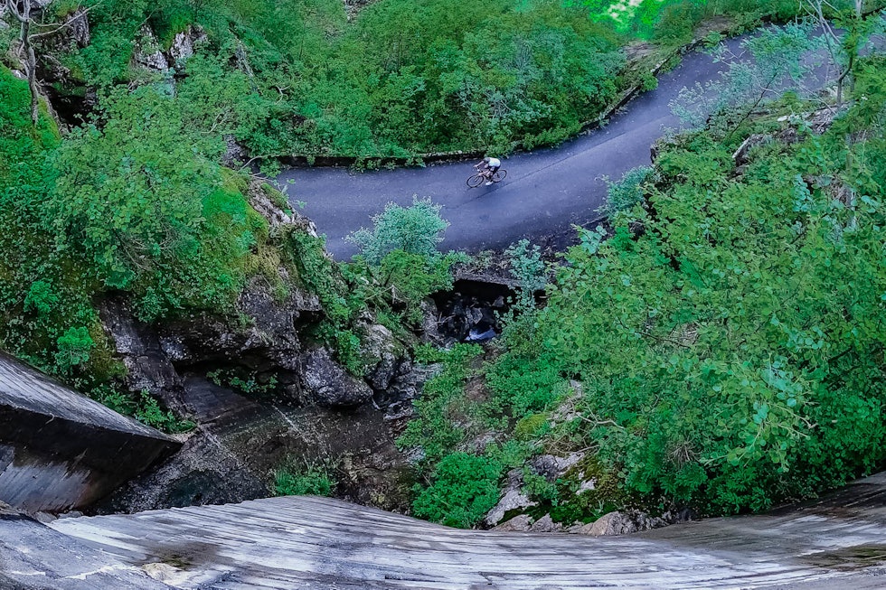 KNUSTE KOM'EN: Terje Selle Rundberg slo gjeldende KOM opp Måbødalen med cirka fem minutter. Foto: Liv Underhaug/Switchback Norway Terje Selle Rundberg Måbødalen