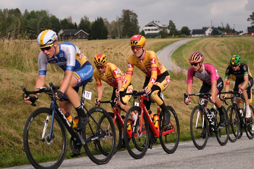 GJØR JOBBEN: Mathias Skretteberg tok sin tørn i front. Foto: Mikkel Skretteberg/sportsfoto.no GJØR JOBBEN: Mathias Skretteberg tok sin tørn i front. Foto: Mikkel Skretteberg/sportsfoto.no