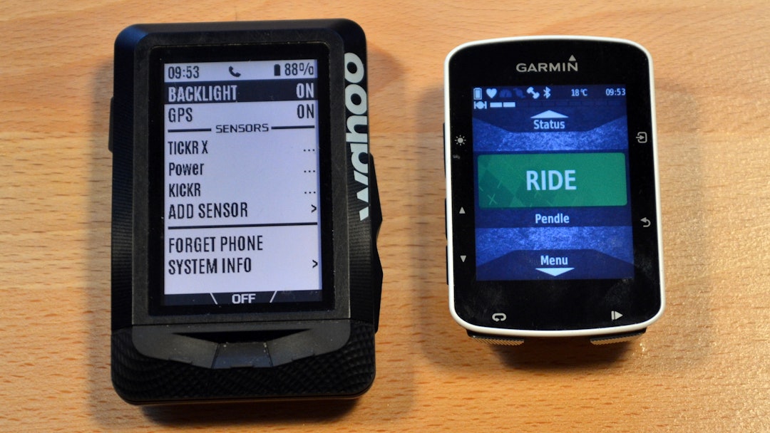 KRYSTALLKLAR: Skjermen til Wahoo ELEMNT er krystallklar, både med og uten bakgrunnsbelysning - og lesevennligheten står på ingen måte tilbake for konkurrerende Garmin Edge 520. KRYSTALLKLAR: Skjermen til Wahoo ELEMNT er krystallklar, både med og uten bakgrunnsbelysning - og lesevennligheten står på ingen måte tilbake for konkurrerende Garmin Edge 520.