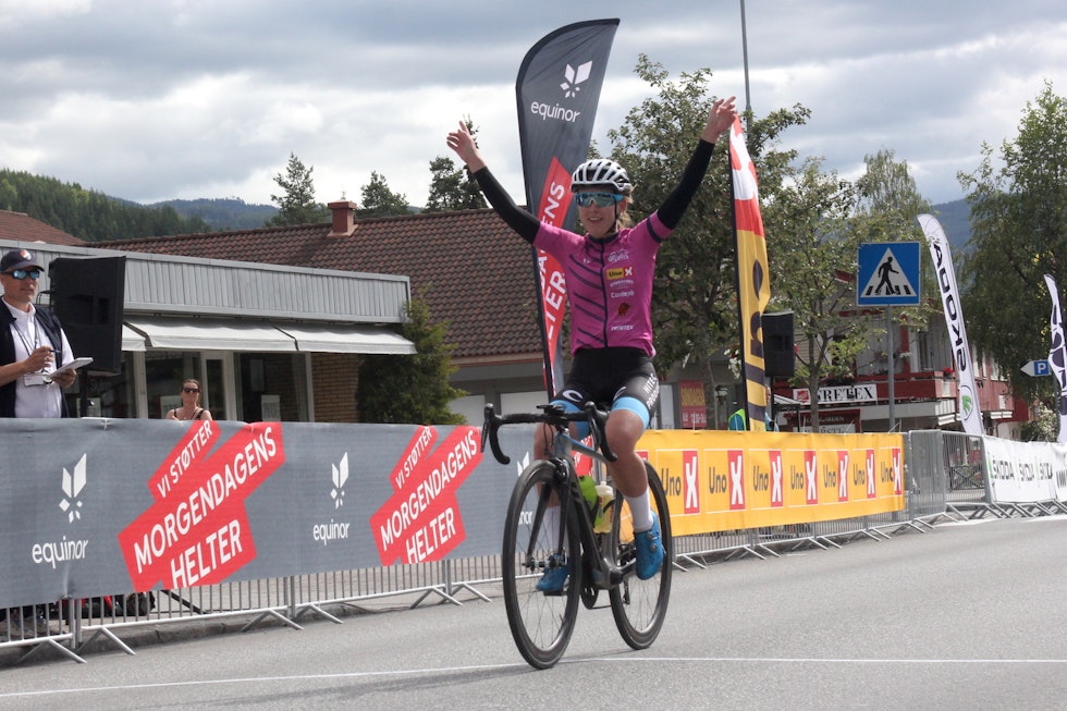 TITTELFORSVARER: Ingvild Gåskjenn vant Tour te Fjells 2019. Hitec-proffen er tilbake for forsvare seieren i år. Foto: Ingeborg Scheve Ingvild Gåskjenn vant Tour te Fjells 2019