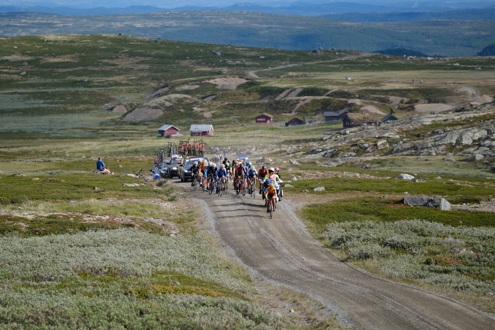 GRUS: Også i årets utgave av Tour te Fjells blir det rikelig med grussekssjoner og spektakulært fjellterreng. Foto: Mikkel Skretteberg/Sportsfoto.no Grus i Tour te Fjells
