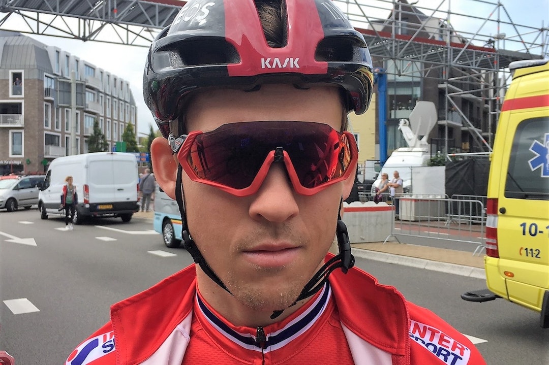 36.PLASS: Kristoffer Halvorsen ble nummer 36 på EM-fellesstarten i Alkmaar i Nederland. Foto: NCF 36.PLASS: Kristoffer Halvorsen ble nummer 36 på EM-fellesstarten i Alkmaar i Nederland. Foto: NCF