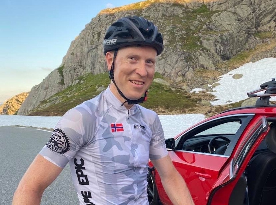 HJELPERYTTER: Olav Tu Husveg, alias KOM Olav. Foto: Jostein Mæland Hjelperytter Olav Tu Husveg
