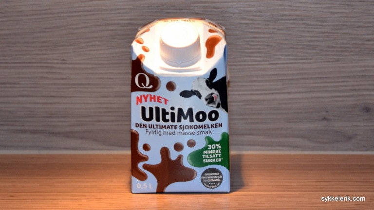 Q Melk UltiMoo. Laktosefritt alternativ produsert i Østerrike.
