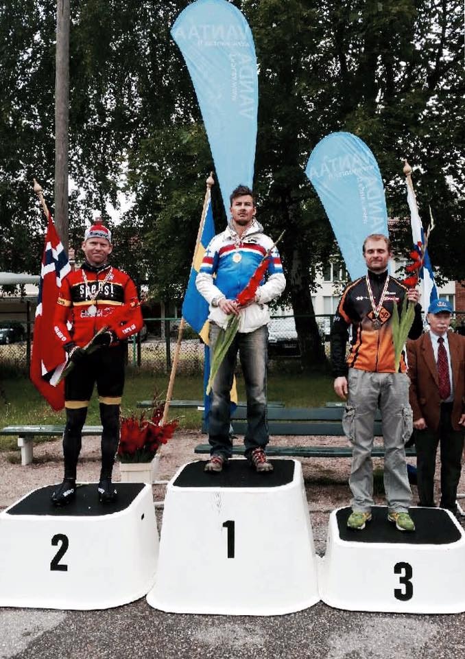 Fred Voldset tok sølv på Nordisk Mastermesterskap i 2015. Foto: Privat Voldset NMM 2015 - Privat