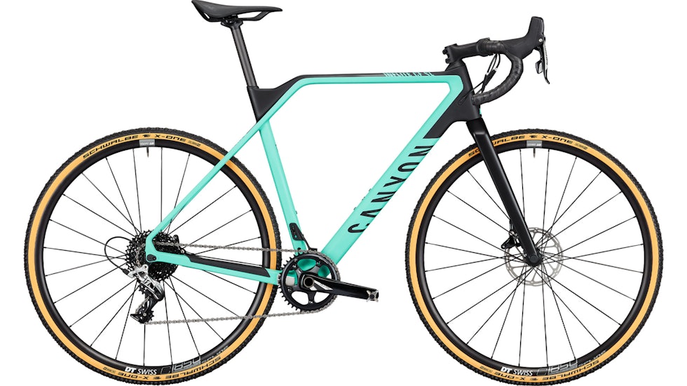 MYE FOR PENGA: Canyon Inflite CF SL 6 leveres med endelt SRAM Force og karbonramme. Prisen er 26999 kroner. canyon inflite CF SL 6