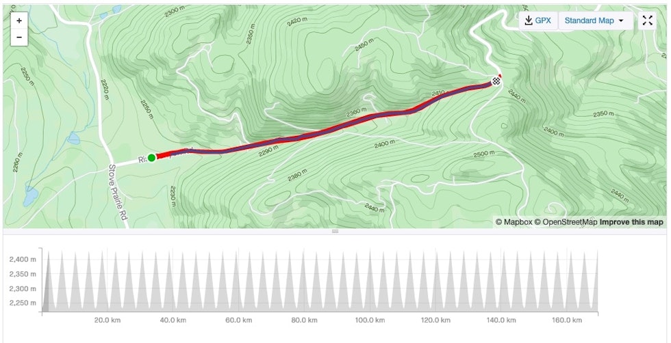 OPP OG NED: Her er stravafila fra Lachlan Mortons everesting. lachlan morton everesting verdensrekord