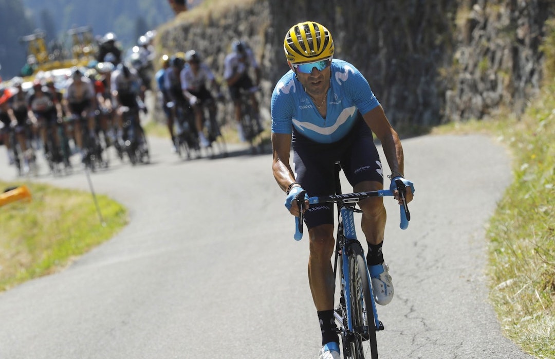 HEDERLIG INNSATS: Alejandro Valverde fikk utmerkelsen mest offensive rytter. Foto: Cor Vos Alejandro Valverde - Stage 11 - Cor Vos 1400x