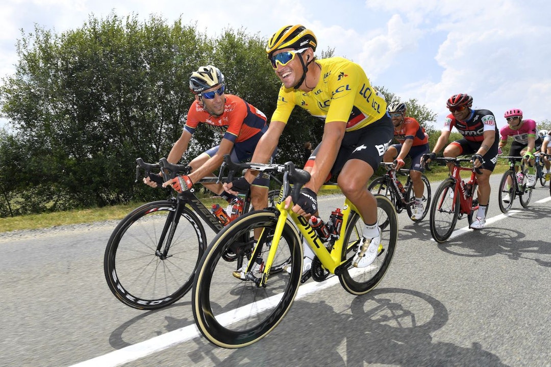 FORTSATT I GULT: Greg van Avermaet beholder mest sannsynlig trøya helt til tirsdag. Foto: Cor Vos. FORTSATT I GULT: Greg van Avermaet beholder mest sannsynlig trøya helt til tirsdag. Foto: Cor Vos.