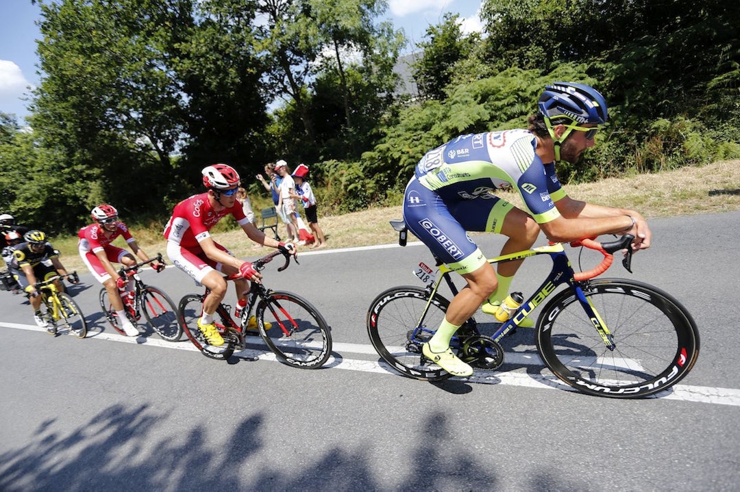 LANG DAG: Dagens brudd, ledet an av Guillaume van Keirsbulck. Foto: Cor Vos. LANG DAG: Dagens brudd, ledet an av Guillaume van Keirsbulck. Foto: Cor Vos.