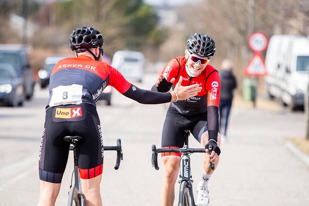 REVANSJ: Asker CK og Kristoffer Ylven Westgaard (8) fikk revansj for lørdagens sure andreplass da Erik Wendelborg vant Stjernetråkken på søndag. Foto: Pål Westgaard Kristoffer Ylven westgaard 8 - erik Wendelborg - Stjernetråkken 2018 - Pål Westgaard 1400x933