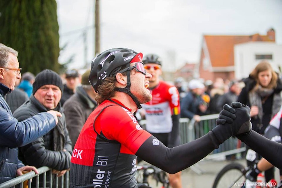 BESTE NORSKE: Kristoffer Ylven Westgaard ble nummer fire i rittet Torhout på påskeaften. Foto: Pål Westgaard Kristoffer Ylven Westgaard - 4th in Belgia 2018 - Pål Westgaard 1400x933