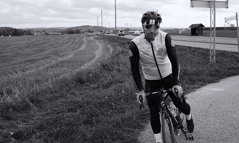 ILDSJEL: Simen Strandås tok initiativet til Zwift-konkurransen som nå har blitt åpen for hele verden. Foto: Privat Simen Strandås 2017 - Foto Privat 800x