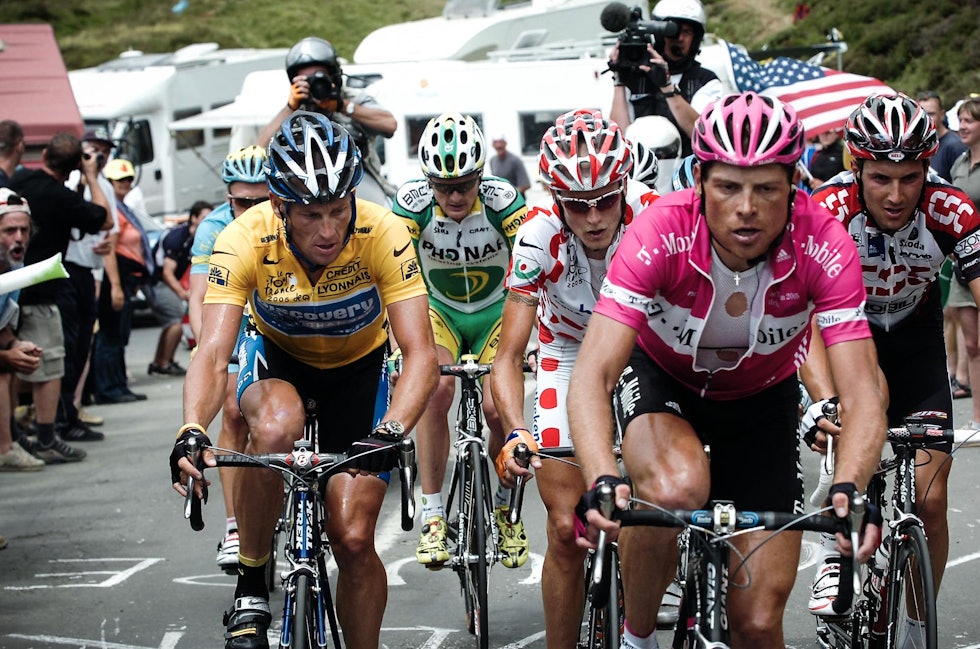 ALLE UTE: Lance Armstrong var den beste syklisten, på en gitt tid med gitte forutsetninger, mener Rasmussen. Foto: Cor Vos. ALLE UTE: Lance Armstrong var den beste syklisten, på en gitt tid med gitte forutsetninger, mener Rasmussen. Foto: Cor Vos.