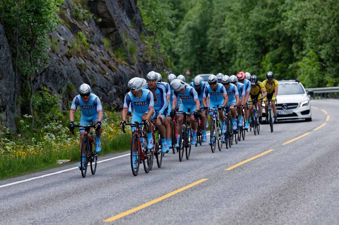 PALLKANDIDATER: Team Follo tok sin beste plassering på Trondheim-Oslo i fjor. Foto: Ola Morken Team Follo - Ola Morken 1400x933