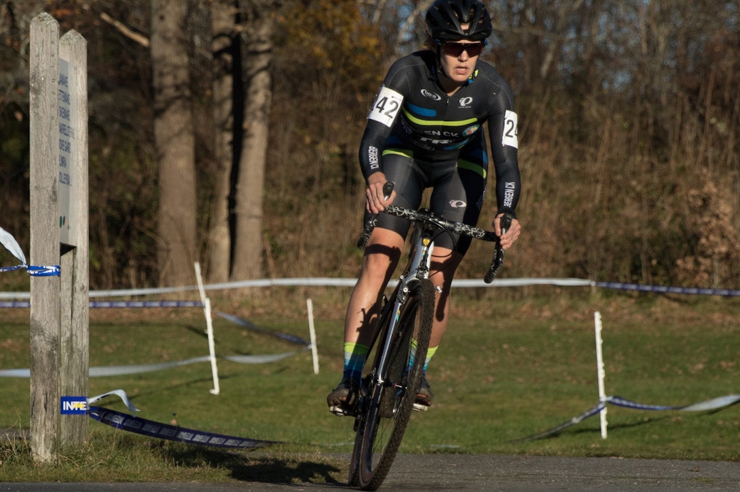 HJEMMESEIER: Ingrid Moe vant dagens Norgescup på hjemmebane i Bergen. Foto: Bengt Ove Sannes Ingrid Moe CX NM 2017 Bengt Ove Sannes 1400x933
