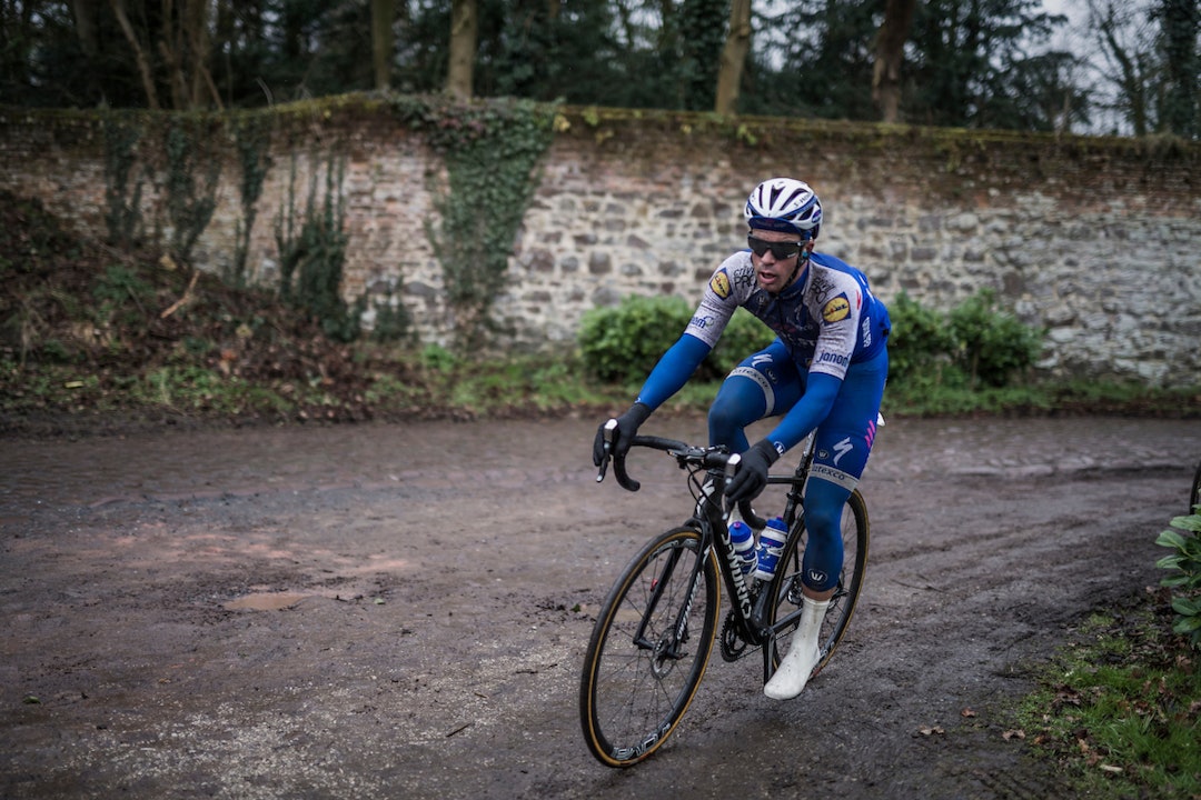 VANLIG SYN: Skivebremser blir stadig vanligere i proffeltet. Iljo Keisse brukte det hele klassikersesongen. Foto: Kristof Ramon. VANLIG SYN: Skivebremser blir stadig vanligere i proffeltet. Iljo Keisse brukte det hele klassikersesongen. Foto: Kristof Ramon.