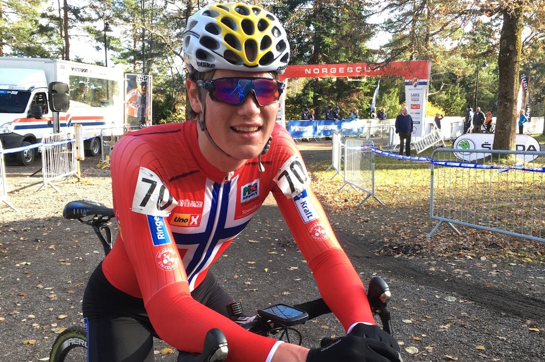 KLAR SEIER: Søren Wærenskjold tok en soleklar seier i juniorklassen. Foto: NCF Søren Wærenskjold - NC 5 Tønsberg - NCF 1400x933