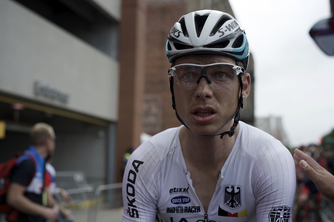 SKUFFET: Tony Martin fikk det tungt på onsdagens VM-tempo. Det holdt kun til 9. plass. Foto: Kristof Ramon. SKUFFET: Tony Martin fikk det tungt på onsdagens VM-tempo. Det holdt kun til 9. plass. Foto: Kristof Ramon.